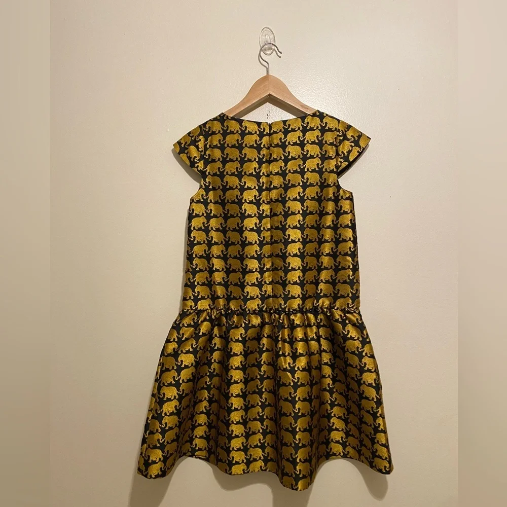 Crewcuts Gold and Black Formal Kids Dress. Size 12. Style BD087
